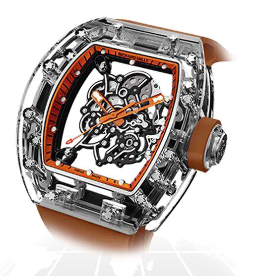 Replica Richard Mille RM055 SAPPHIRE "A55 AMBER" Watch